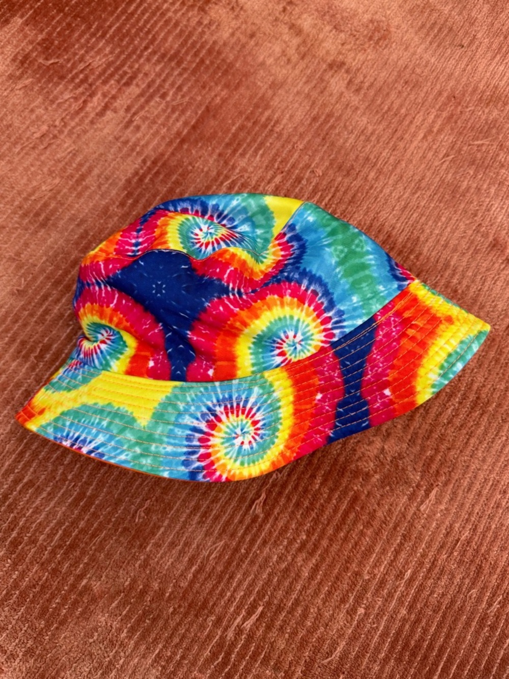 Tie-Dye Rainbow Bucket Hat